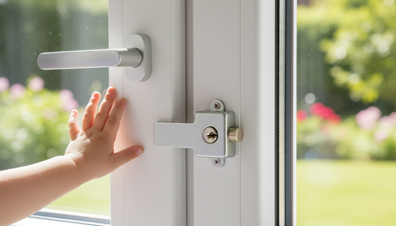 備え付けの鍵に加えて専用の補助錠を設置することが不可欠です