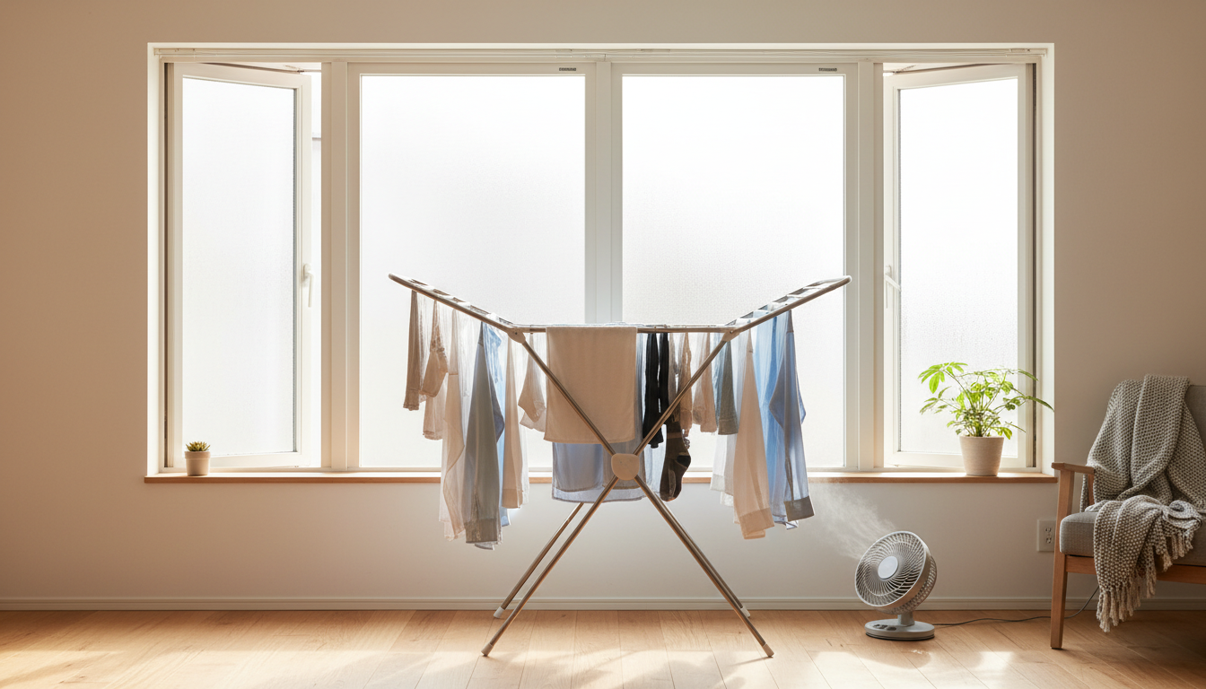 さらに早く乾かすための効果的な干し方と工夫