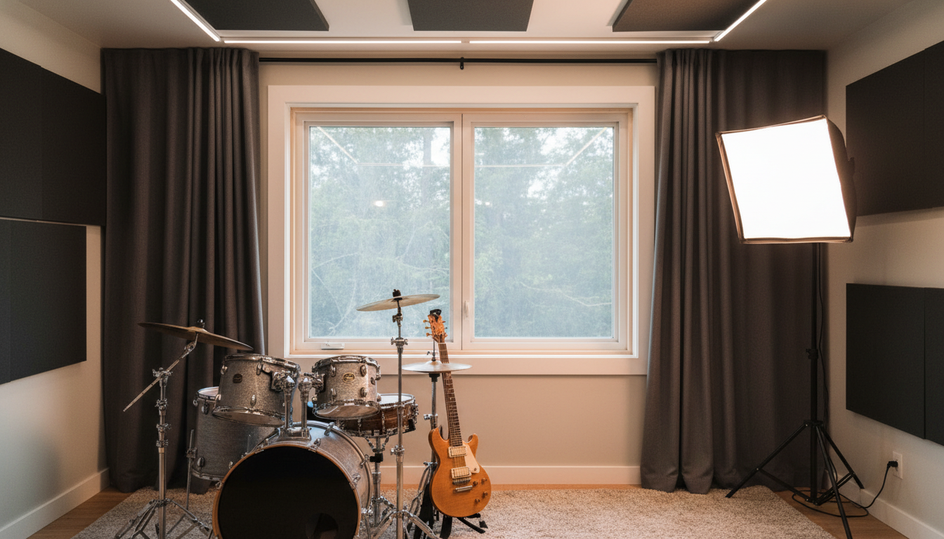 窓の防音が楽器練習において最重要となる理由