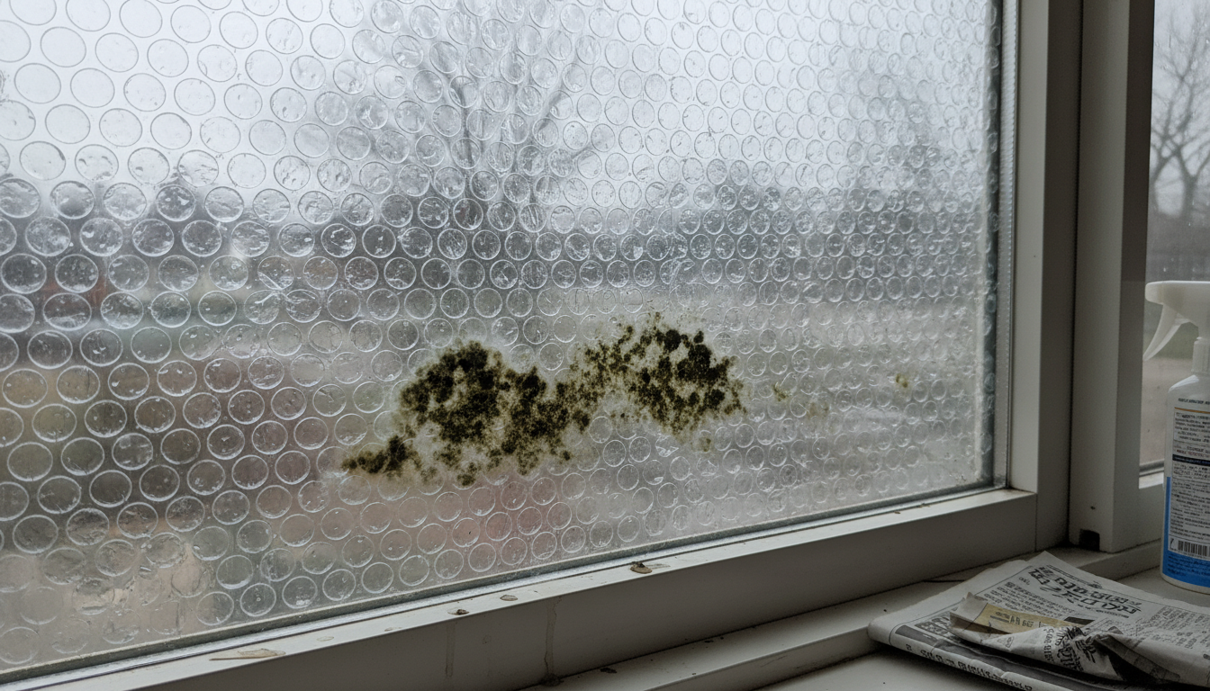 なぜプチプチの断熱シートで窓にカビが生えやすく限界を感じるのか