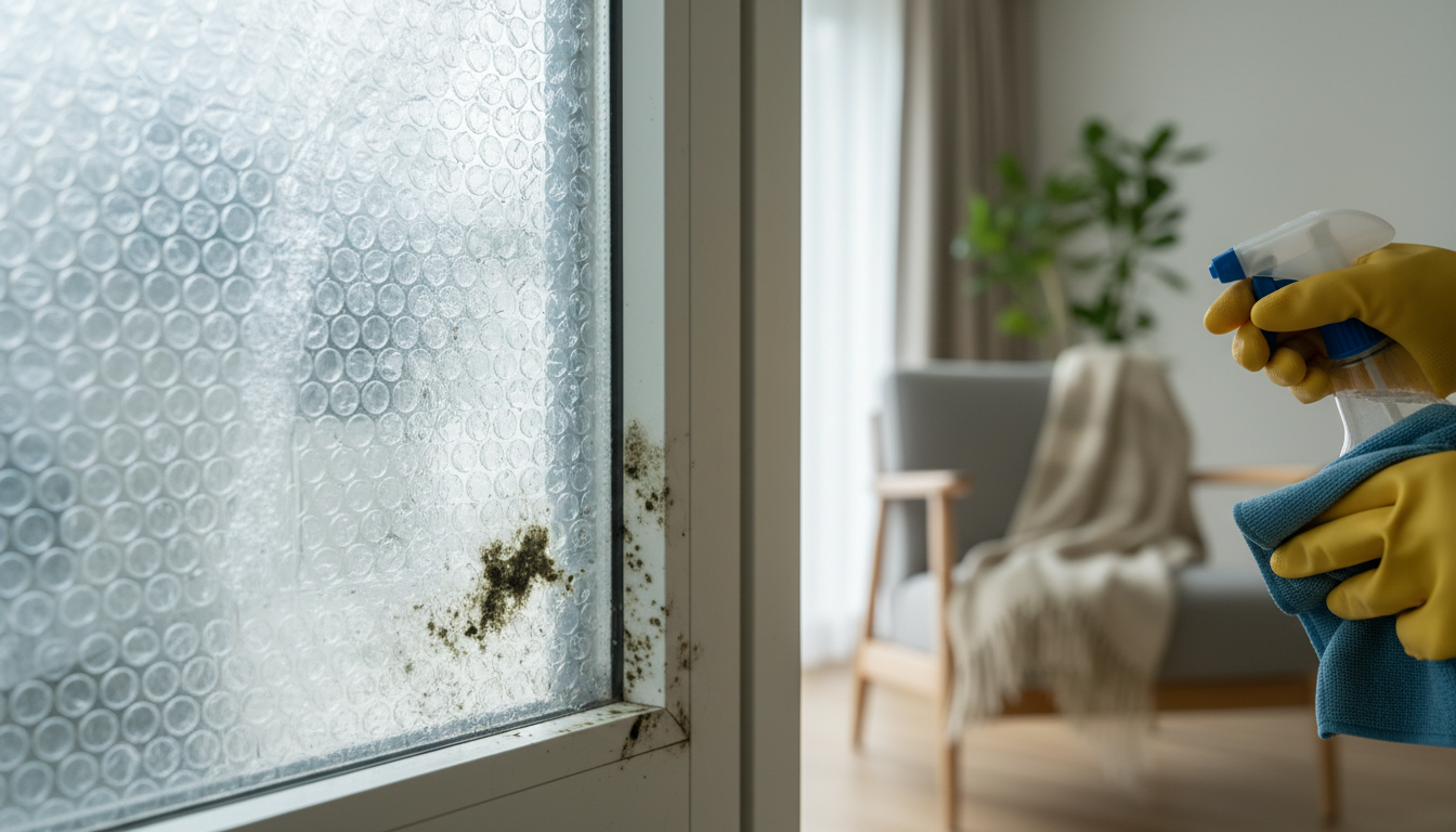 窓の断熱シートやプチプチを使用する際の注意点とカビ対策