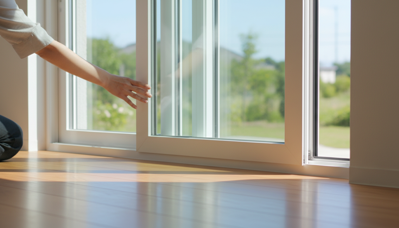 プラマードUにペアガラスを採用しても日々の開け閉めはスムーズです