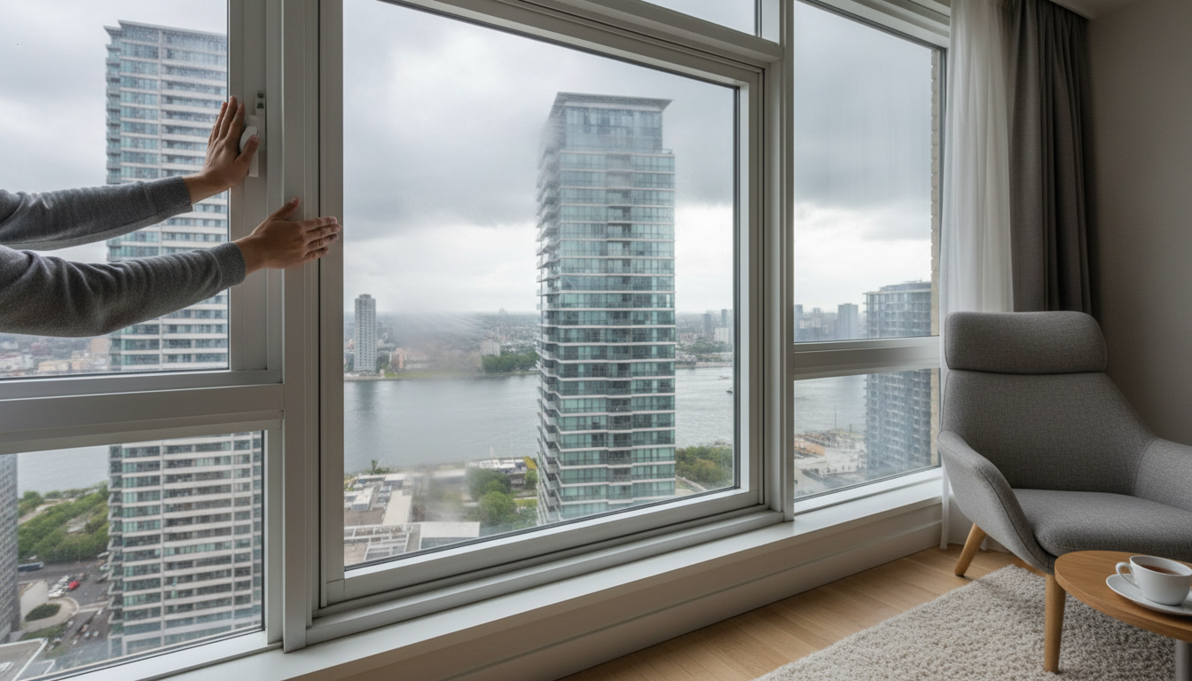 強風時の不快な窓の振動は内窓の設置で根本的に解決可能です