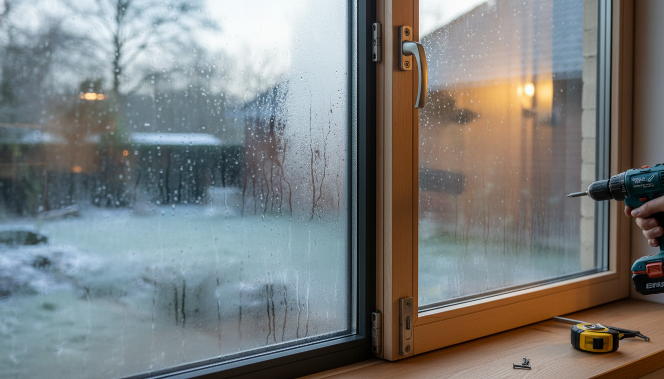 内部結露が起こる原因と内窓が有効な理由