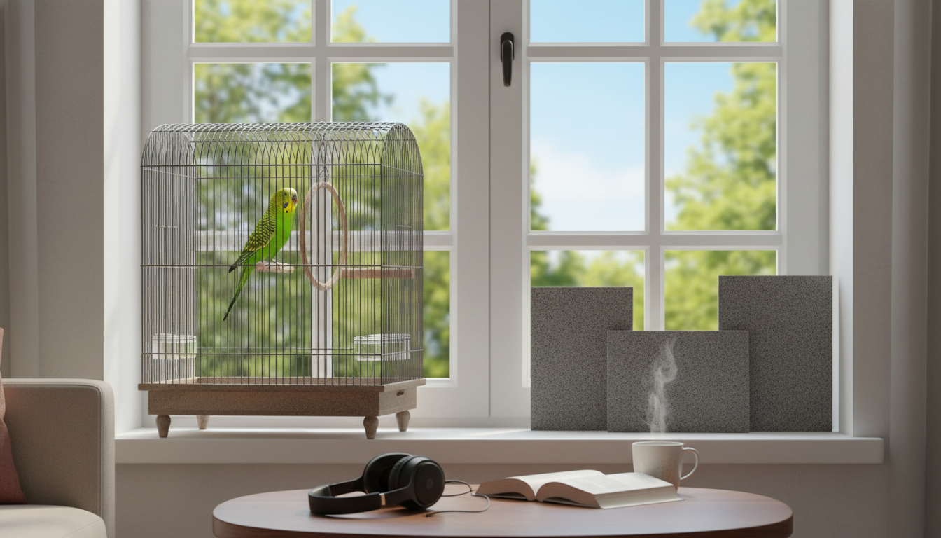 実践しやすいインコの防音対策３つの具体例