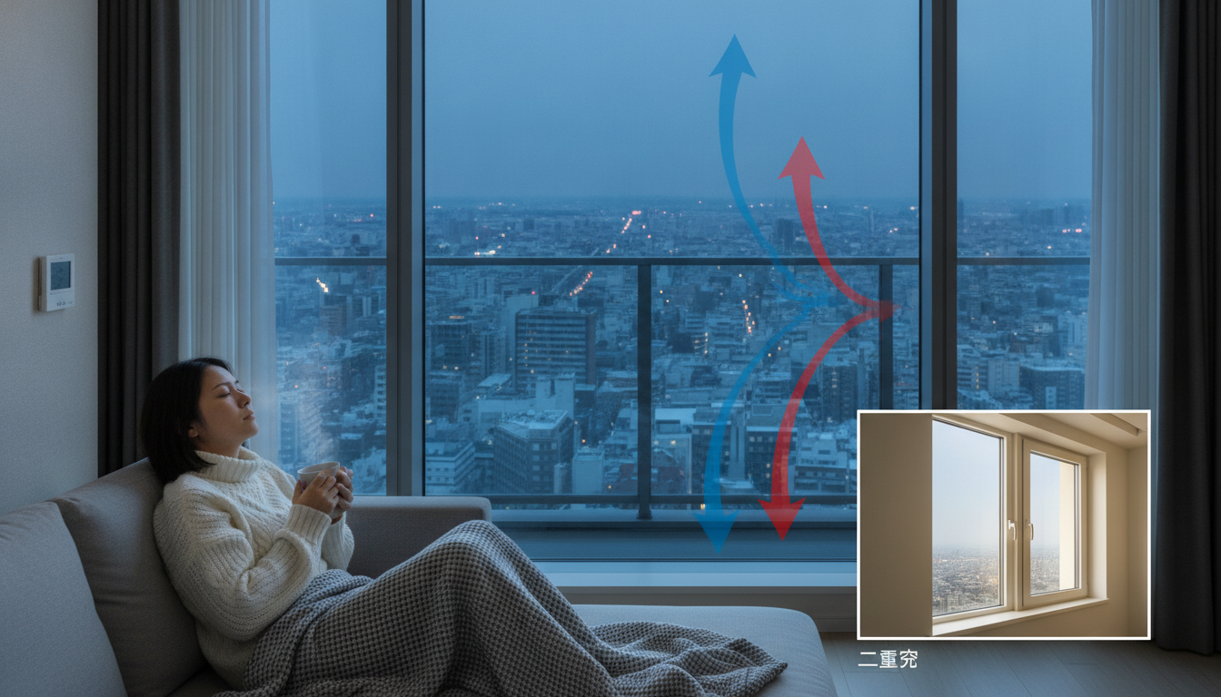 なぜタワーマンションの高層階は冷え込みやすいのか?
